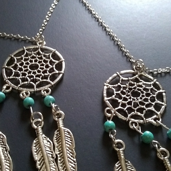 New Sexy Feather Tassel Pendant Boho Bead Necklace - Picture 4 of 4